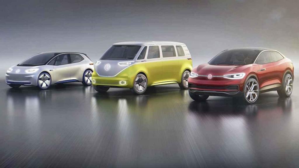 Koncepty Volkswagen I.D., I.D. Buzz a I.D. Crozz II.