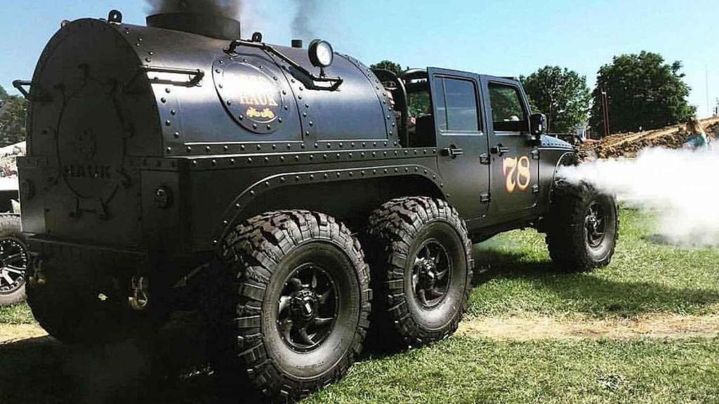 Parní Jeep Loco Hauk