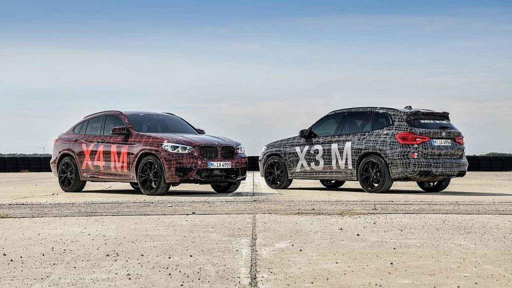 BMW X3 M a X4 M zatím s kamufláží