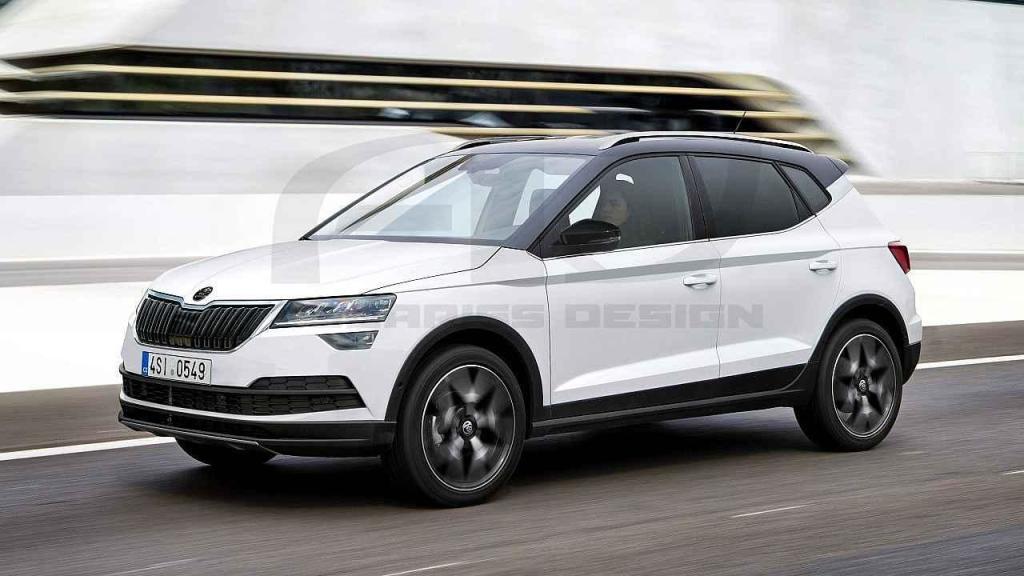 Render možné podoby připravovaného SUV Škoda.