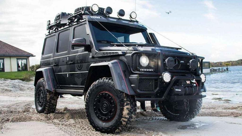 Mercedes-Benz G500 4x42 lyžaře Jona Olssona.