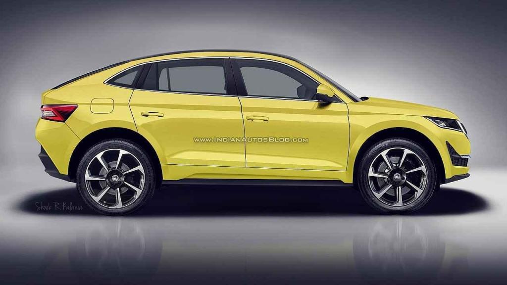 Neoficiální ilustrace Škody Kodiaq GT od SRK Designs pro IndianAutosBlog.com.