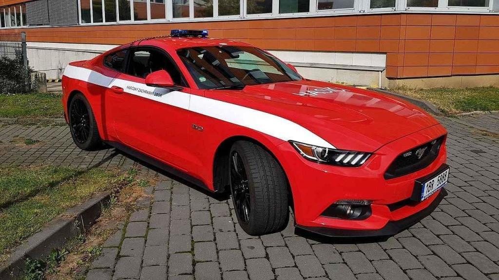 Ford Mustang Hasičského záchranného sboru ČR.