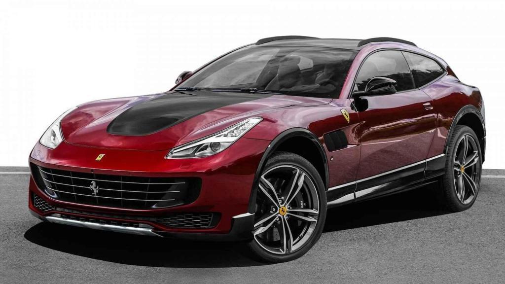 Vizualizace Ferrari GTC4Lusso jako SUV.