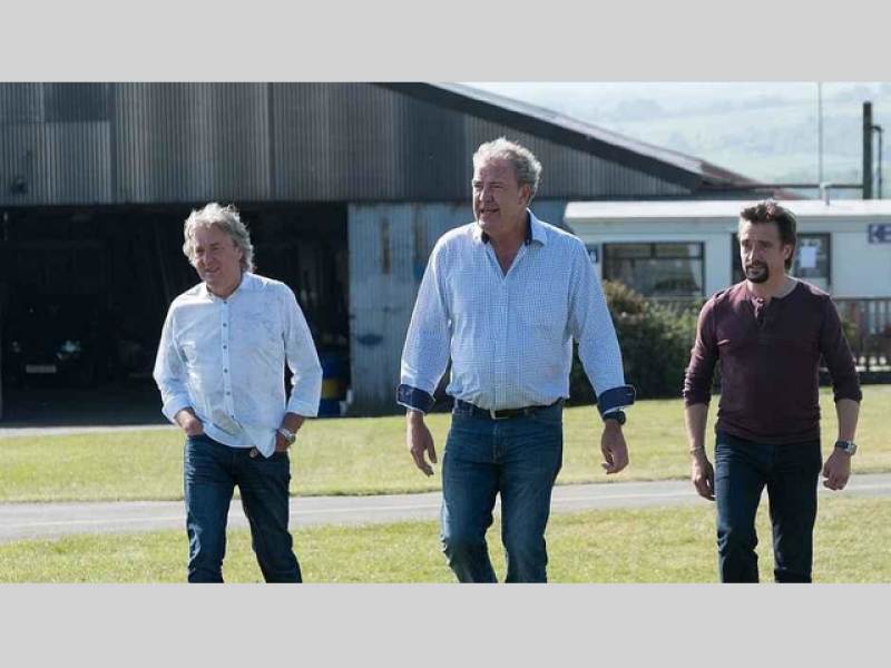 James May, Jeremy Clarkson a Richard Hammond.