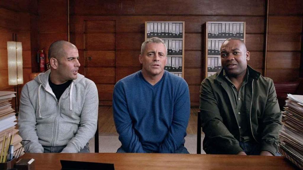 Chris Harris, Matt LeBlanc a Rory Reid.