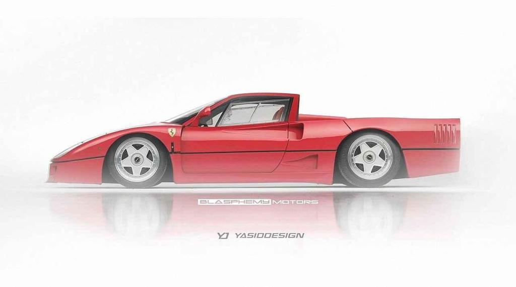 Ferrari F40 jako pick-up.