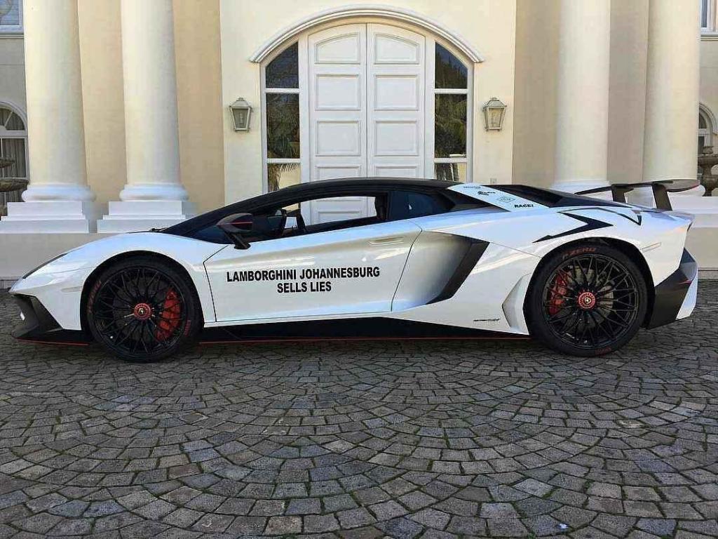 Lamborghini Aventador SV nespokojeného majitele.