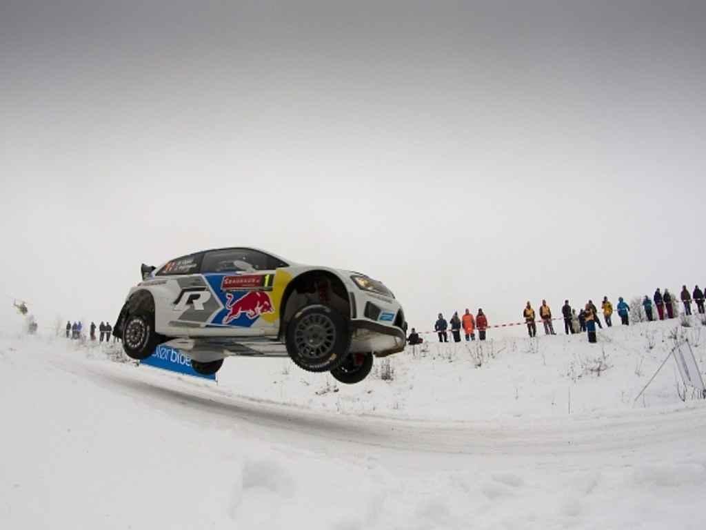 Sébastien Ogier na Švédské rallye.