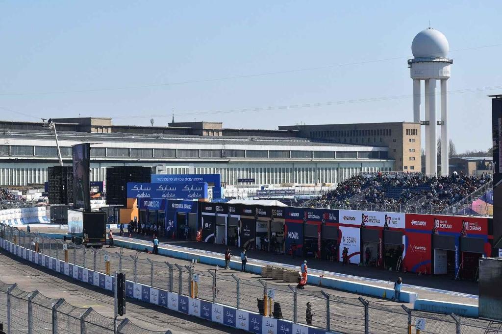 Jelo se na trati na ploše letiště Tempelhof