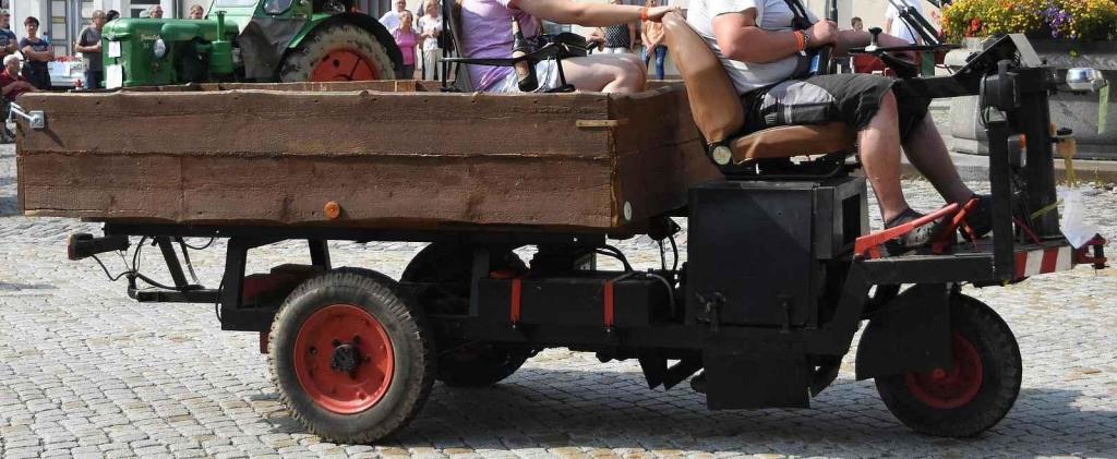 Tříkolové vozítko z továrny ADE ve Walterhausenu z roku 1930.