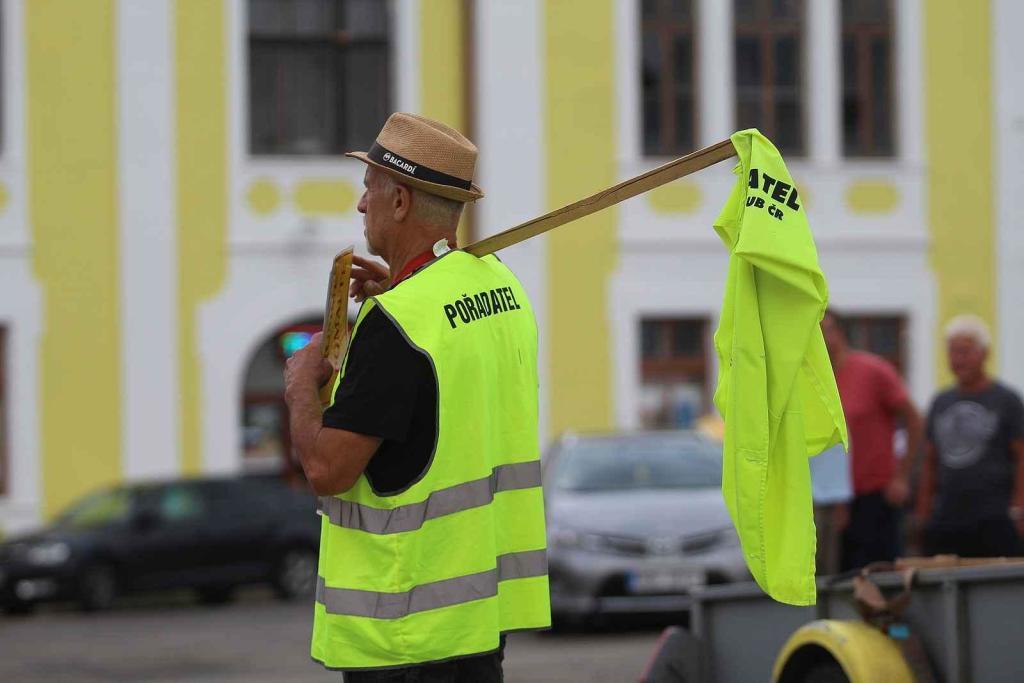 Setkání veteránů v Chlumu u Třeboně.