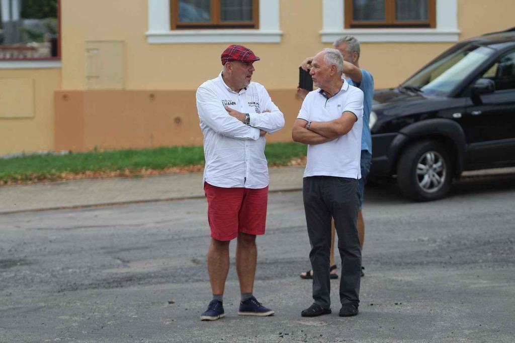 Setkání veteránů v Chlumu u Třeboně.