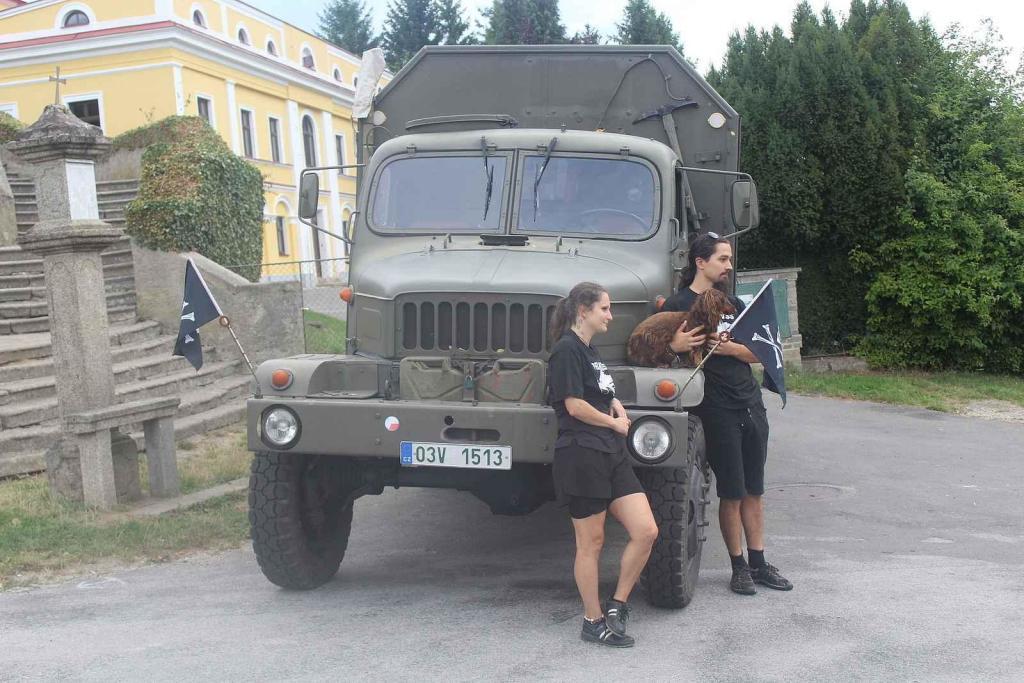 Setkání veteránů v Chlumu u Třeboně.