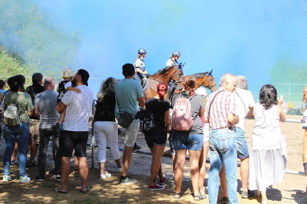 Festival MotorSvět se do areálu Psychiatrické nemocnice v Havlíčkově Brodě vrátil.po dvou letech. Návtěvníci mohli sledovat i policejní koně.