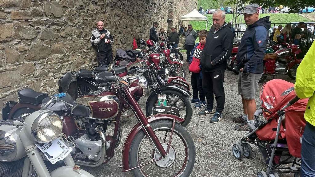 Veteráni se rozloučili se sezonou, hrad Helfštýn, neděle 24. září 2023.