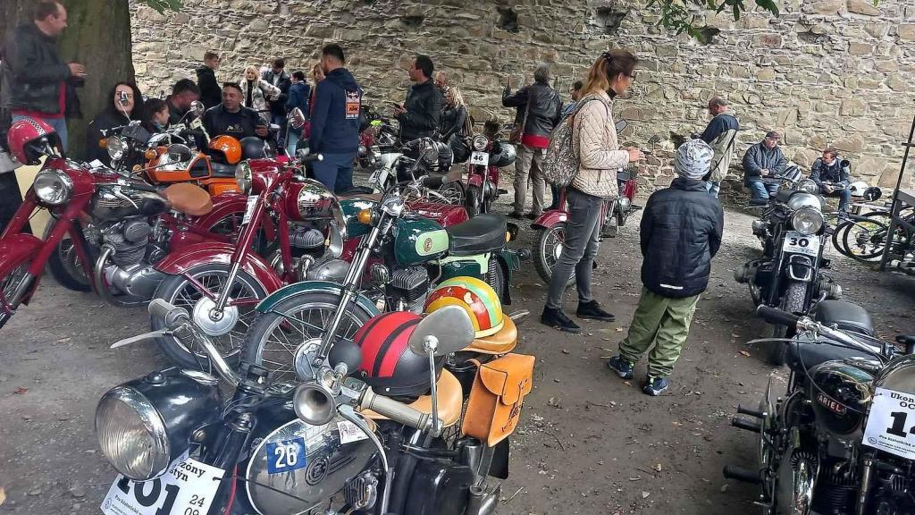Veteráni se rozloučili se sezonou, hrad Helfštýn, neděle 24. září 2023.