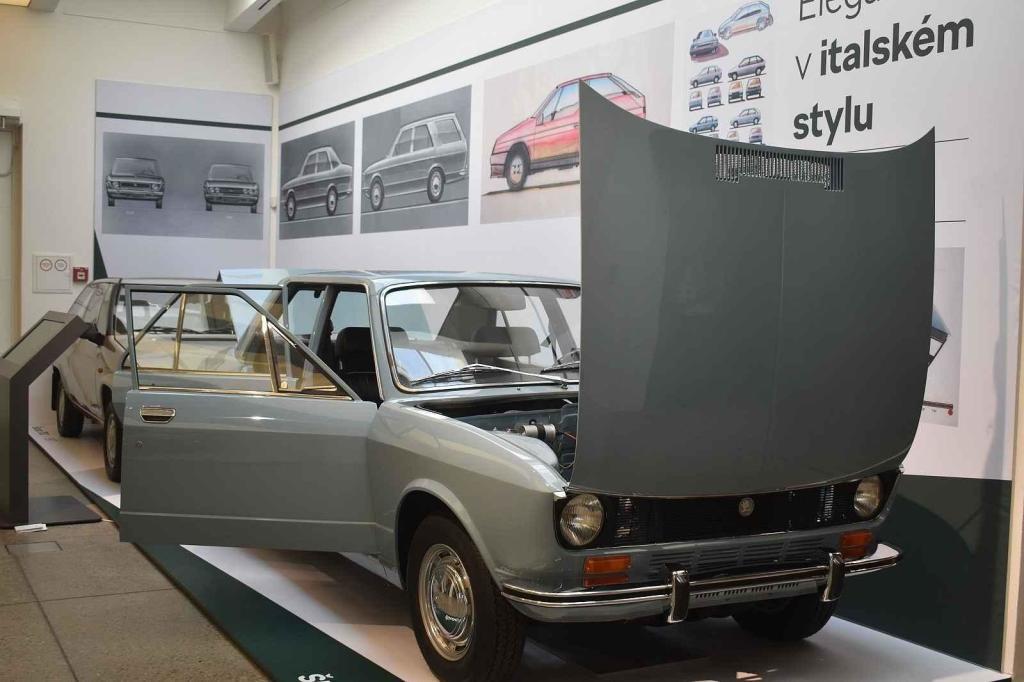Vůz jsme mohli prozkoumat v muzeu Škody Auto v Mladé Boleslavi