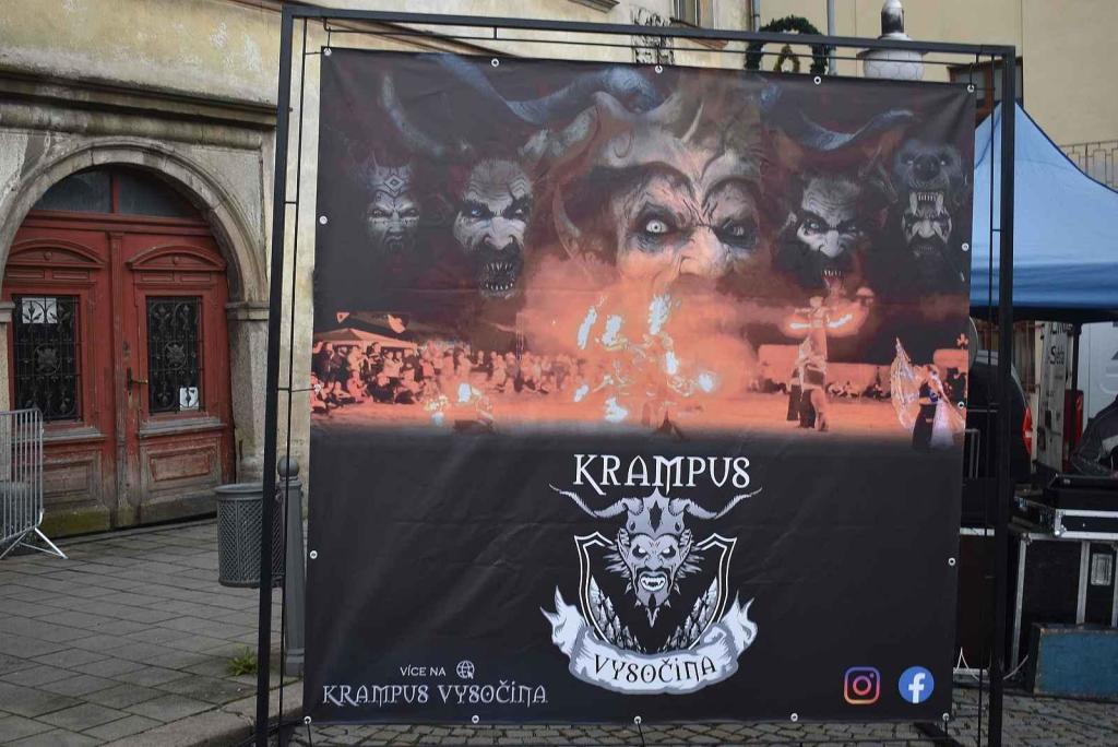 Krampusové v Polné