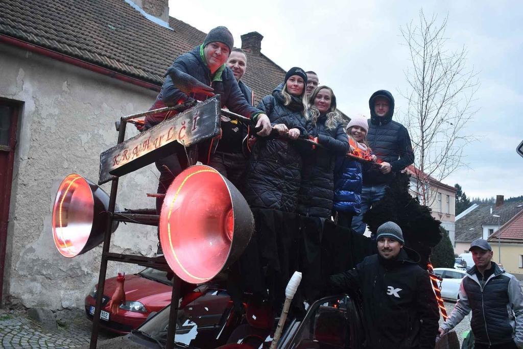 Krampusové v Polné