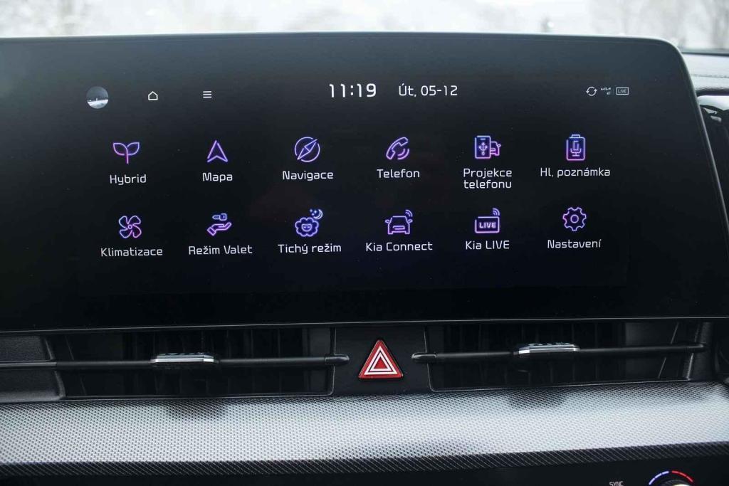 Přehledné menu vás spolehlivě dovede, kam potřebujete.