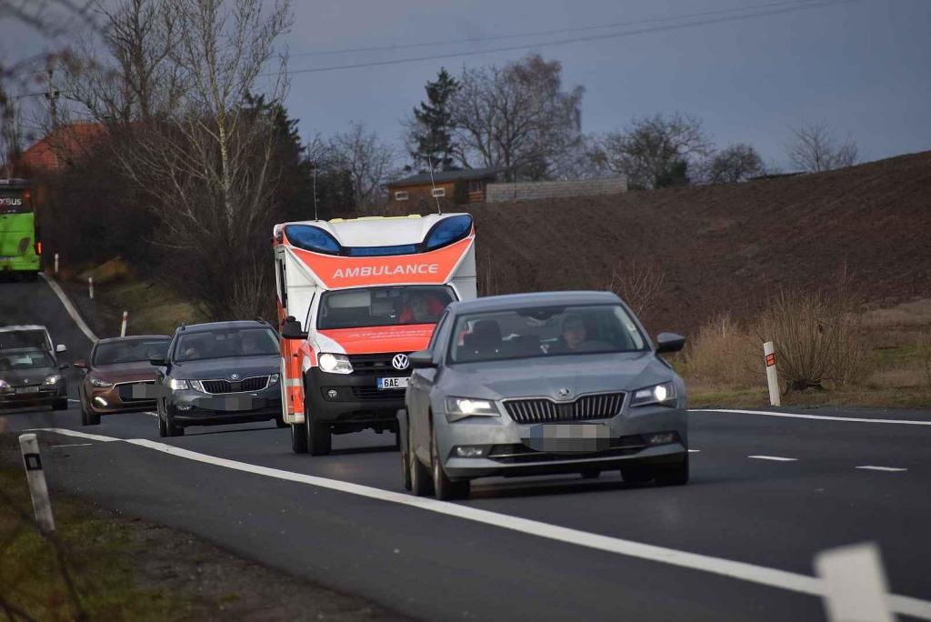 U Lotouše bude z dvouproudé silnice za dva roky dálnice. Úsek je velmi nebezpečný. Každoročně se zde stane několik tragických nehod. Foto: Deník/ Kateřina Nič Husárová