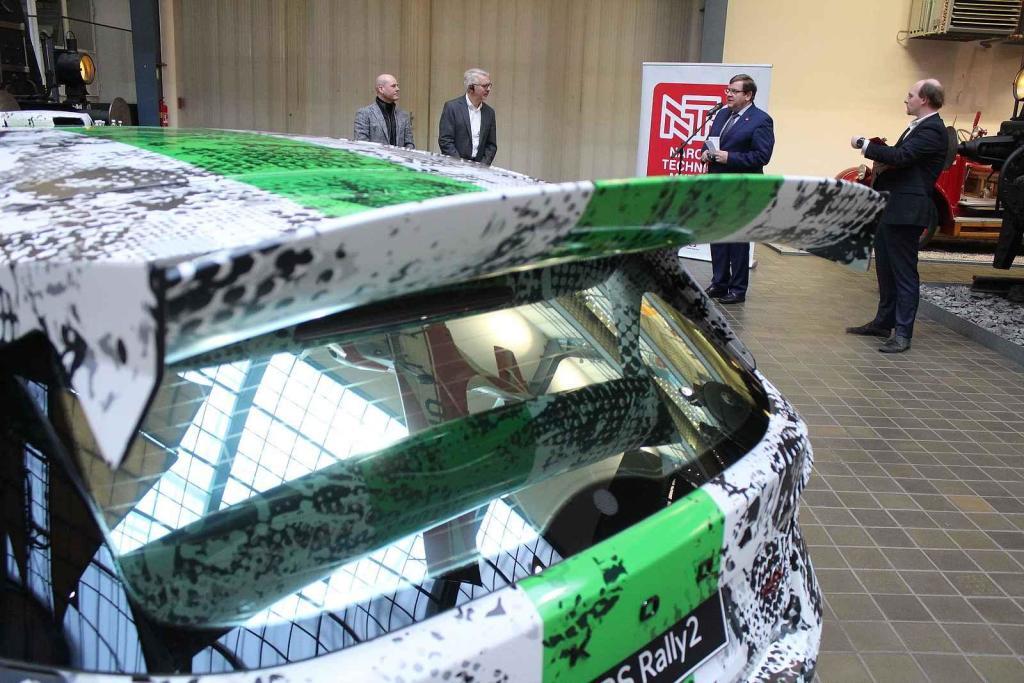 Z předání vozu Škoda Fabia RS Rally2 do sbírky Národního technické muzea v Praze.