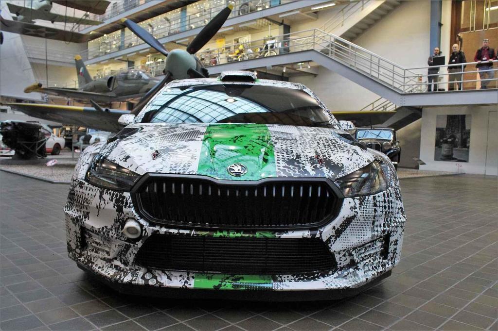 Z předání vozu Škoda Fabia RS Rally2 do sbírky Národního technické muzea v Praze.
