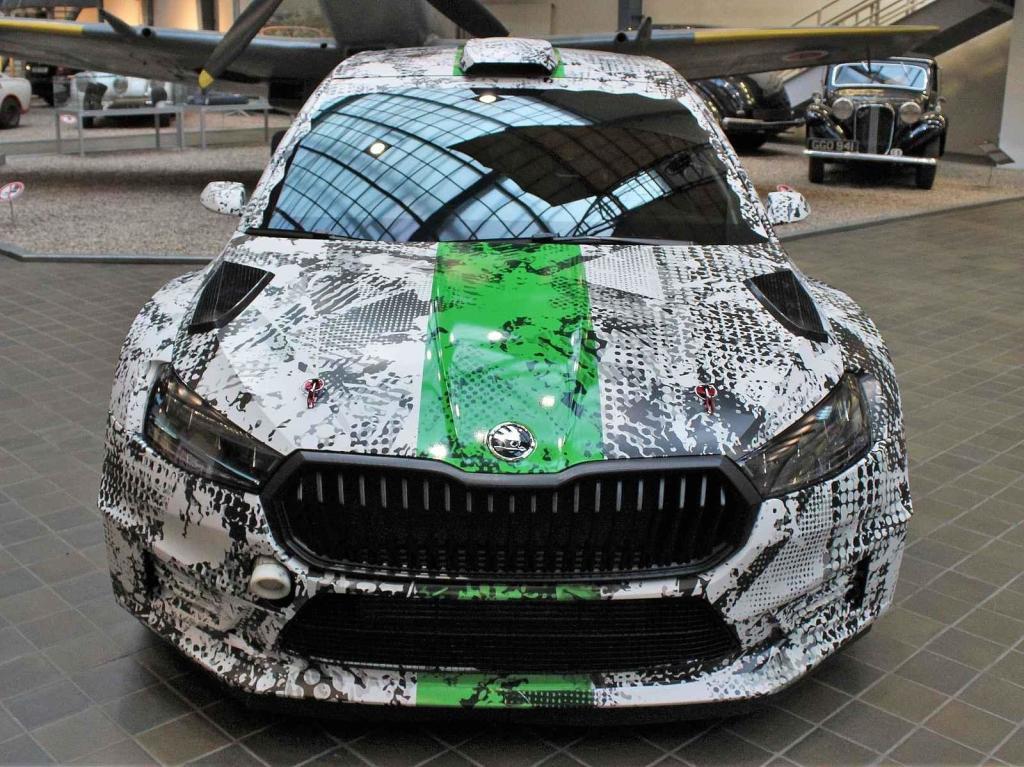 Z předání vozu Škoda Fabia RS Rally2 do sbírky Národního technické muzea v Praze.