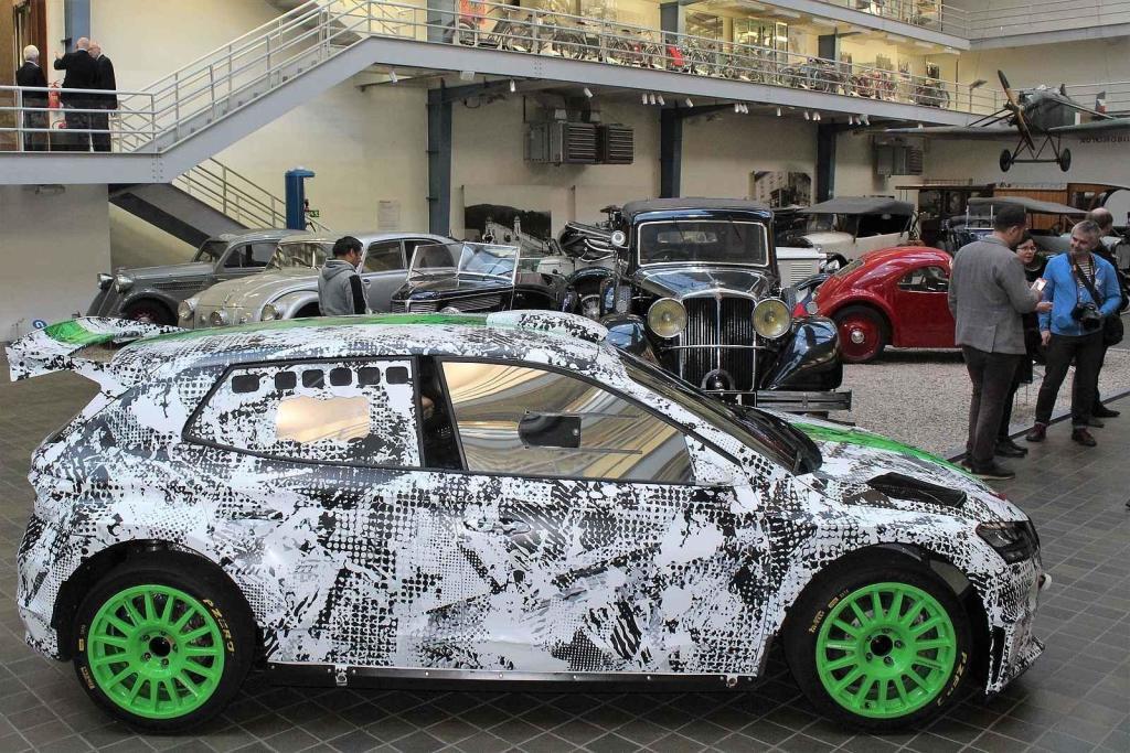 Z předání vozu Škoda Fabia RS Rally2 do sbírky Národního technické muzea v Praze.