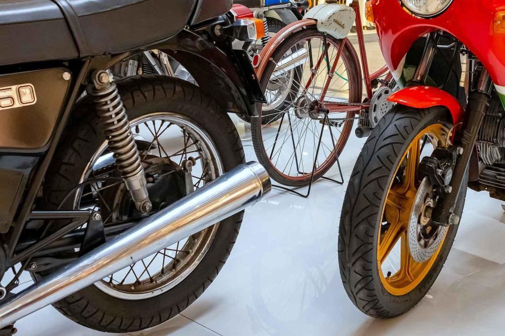 Výstava motocyklů Ducati v OC Arkády Pankrác.