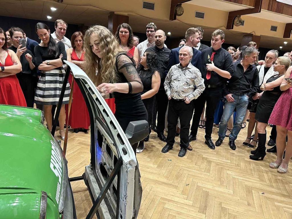 Rally ples Škodateamu v Klatovech.