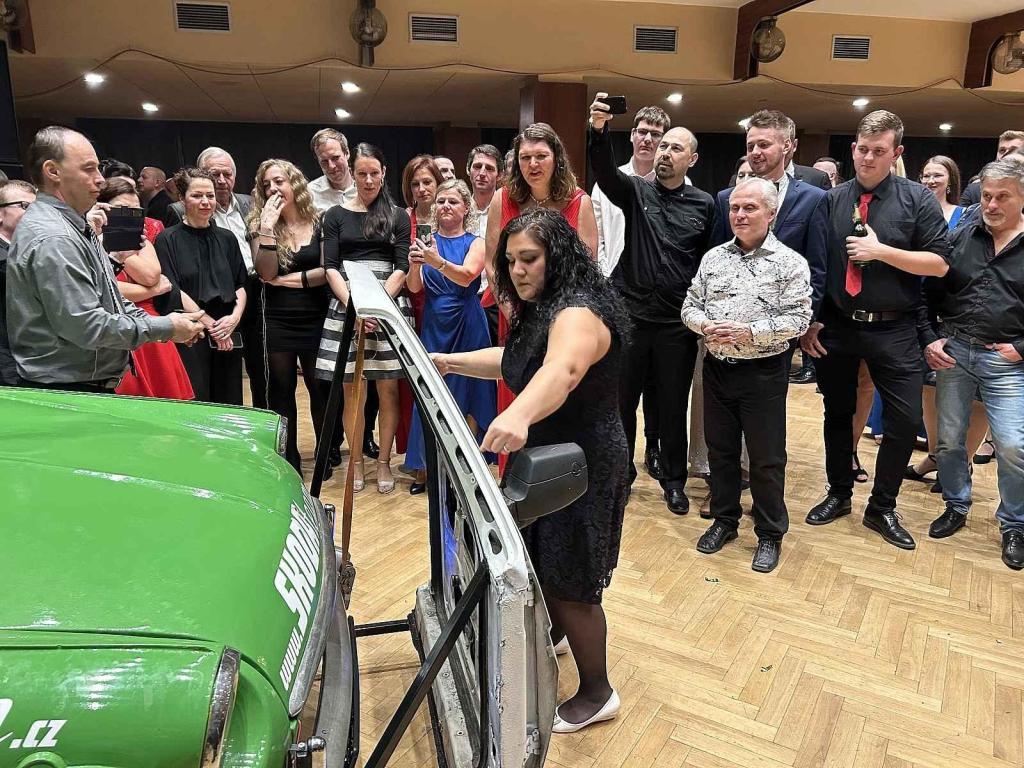 Rally ples Škodateamu v Klatovech.