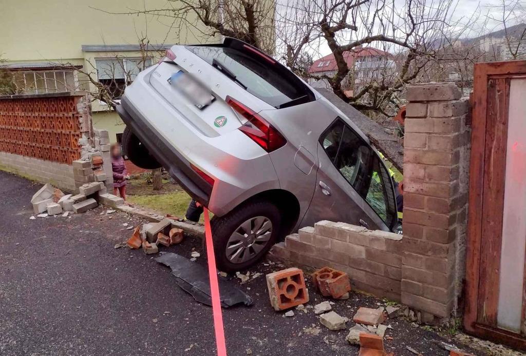 Kuriózní nehoda v Bohaticích.