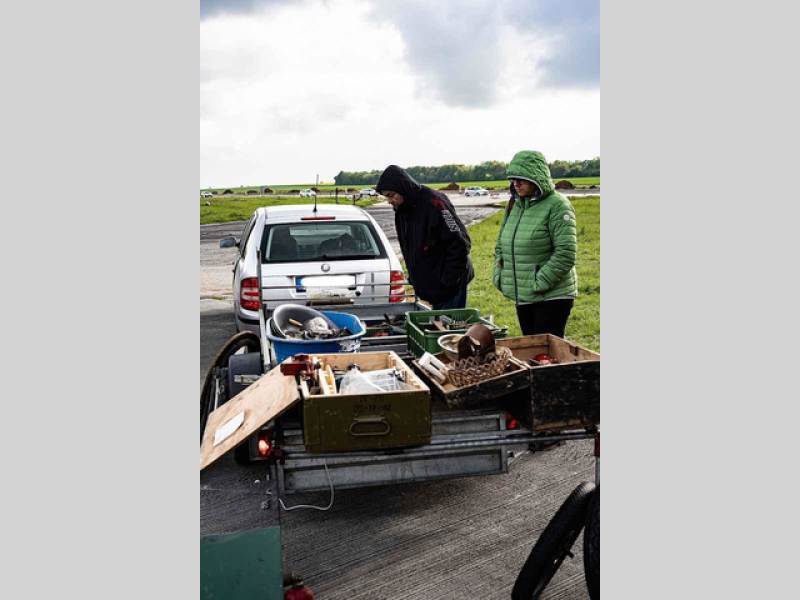 Tradiční auto, moto, hobby burza na vyškovském letišti.