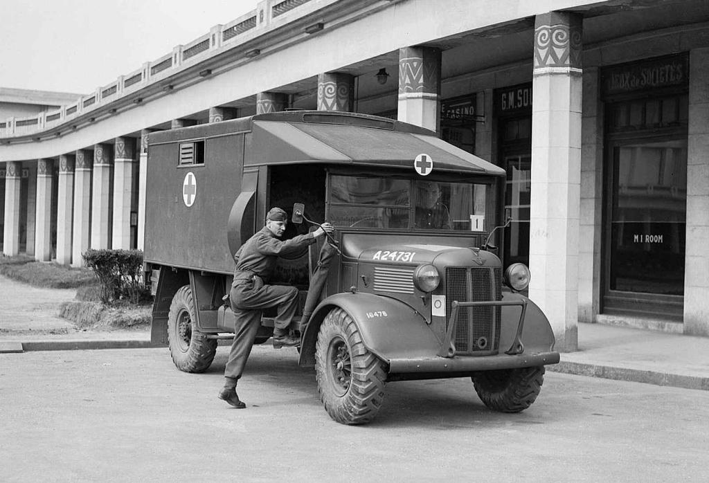 Britská sanitka Austin K2/Y.