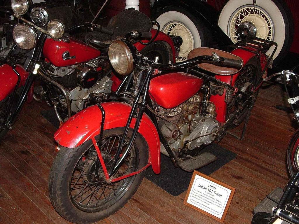 Indian Scout 101 z roku 1930.