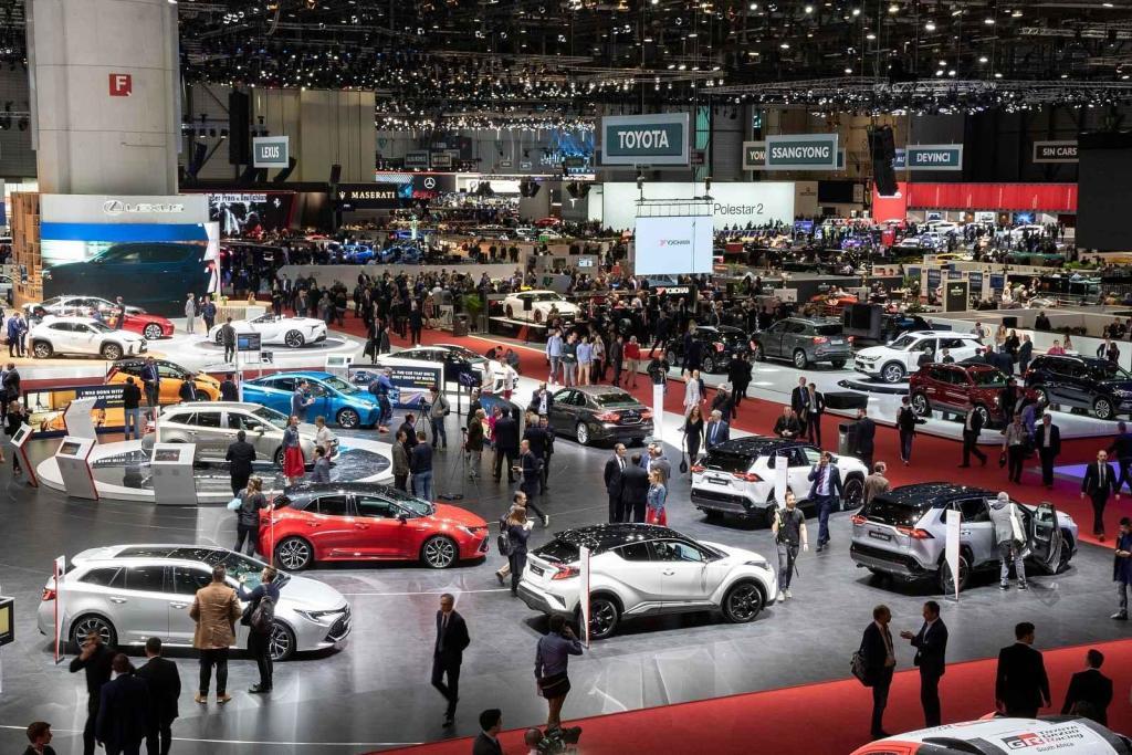 Autosalon v Ženevě v roce 2019.