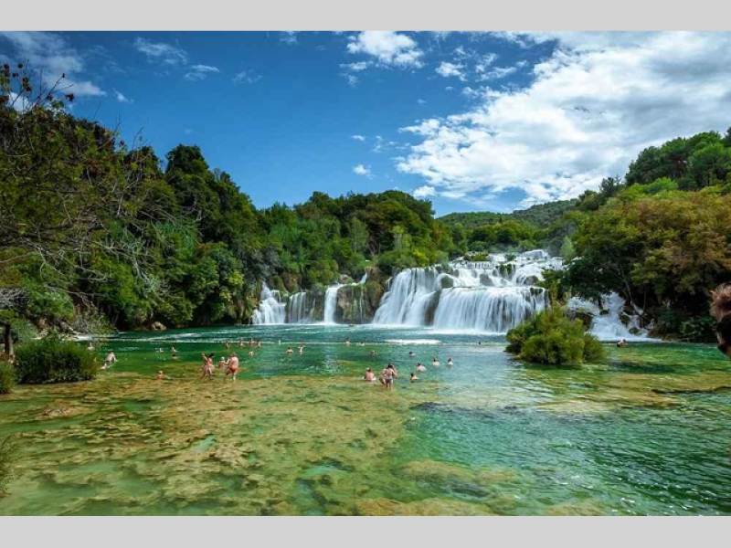 Národní park Krka patří mezi nejkrásnější místa Evropy