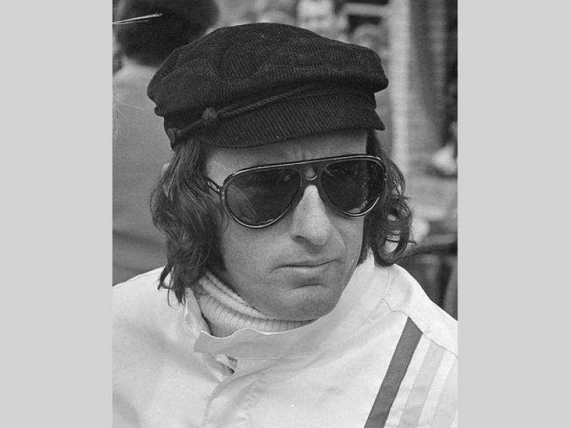 Jackie Stewart v roce 1971 na okruhu v Zandvoortu.