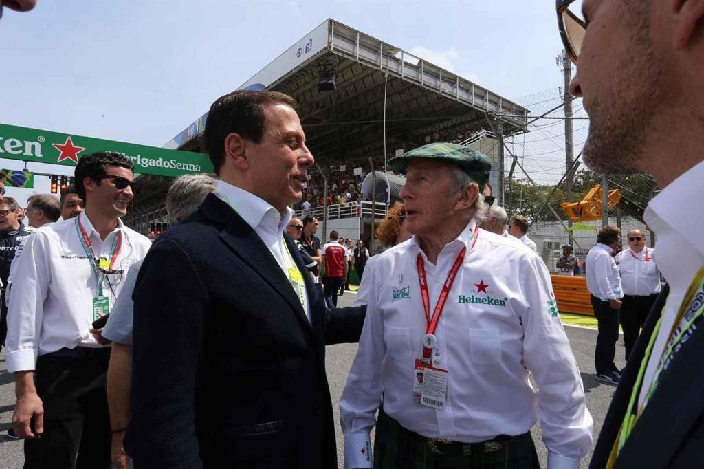 Stewart v depu při Velké ceně Brazílie 2019.