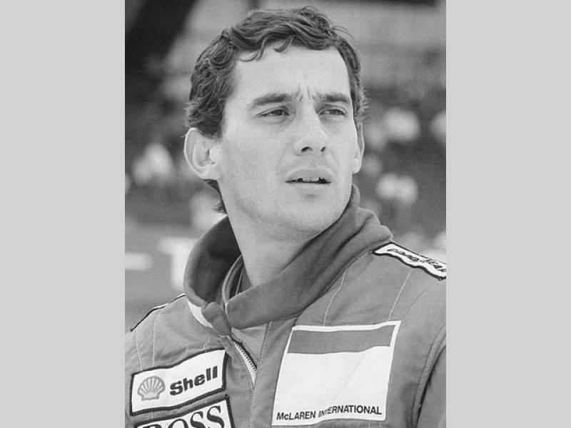 Ayrton Senna.