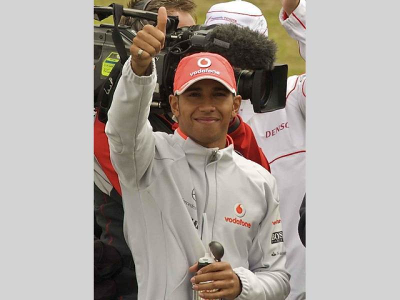 Lewis Hamilton v roce 2009.