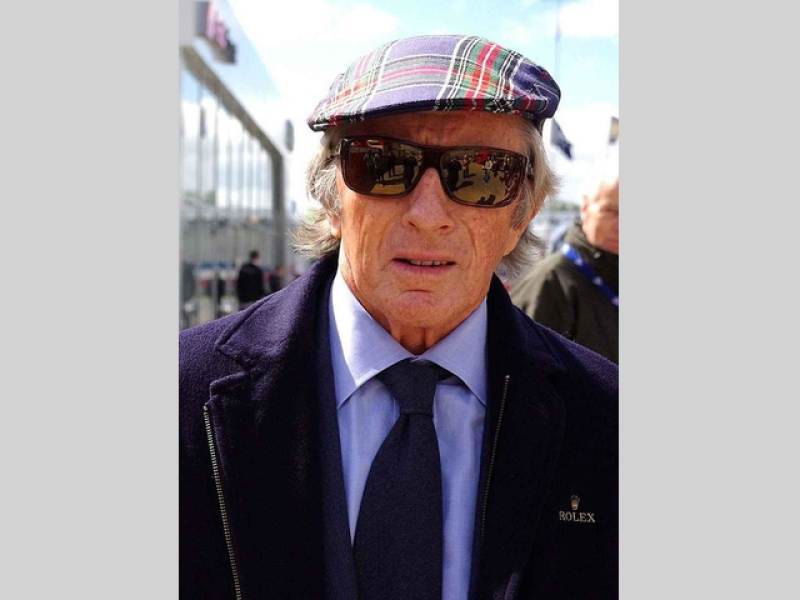 Jackie Stewart v roce 2014 v Silverstone.
