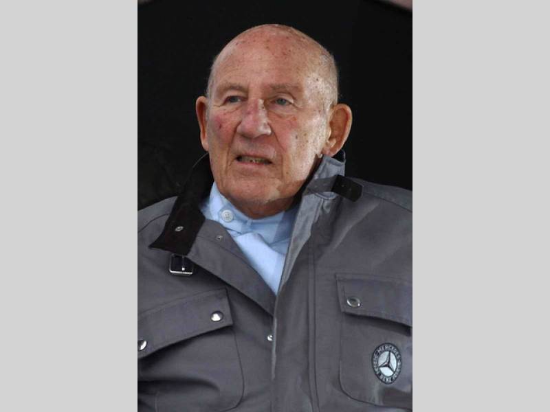 Stirling Moss v roce 2014.