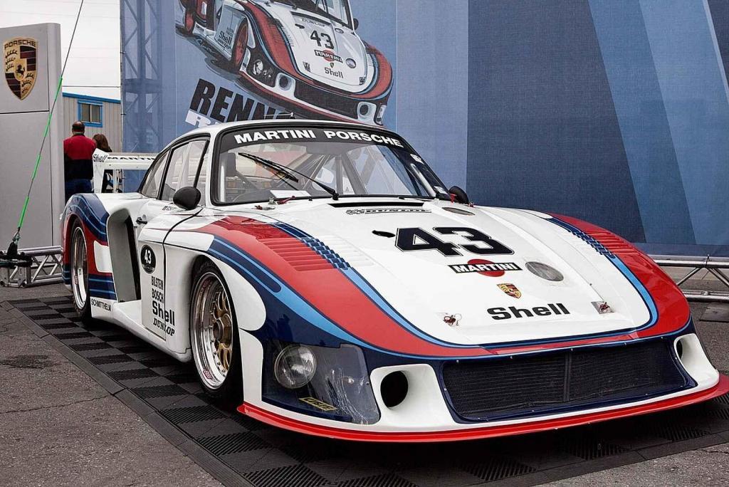 Speciálně postavené Porsche 935, zkonstruované hlavně pro vytrvalostní závod 24 hodin Le Mans v roce 1978, které dostalo přezdívku Moby Dick.