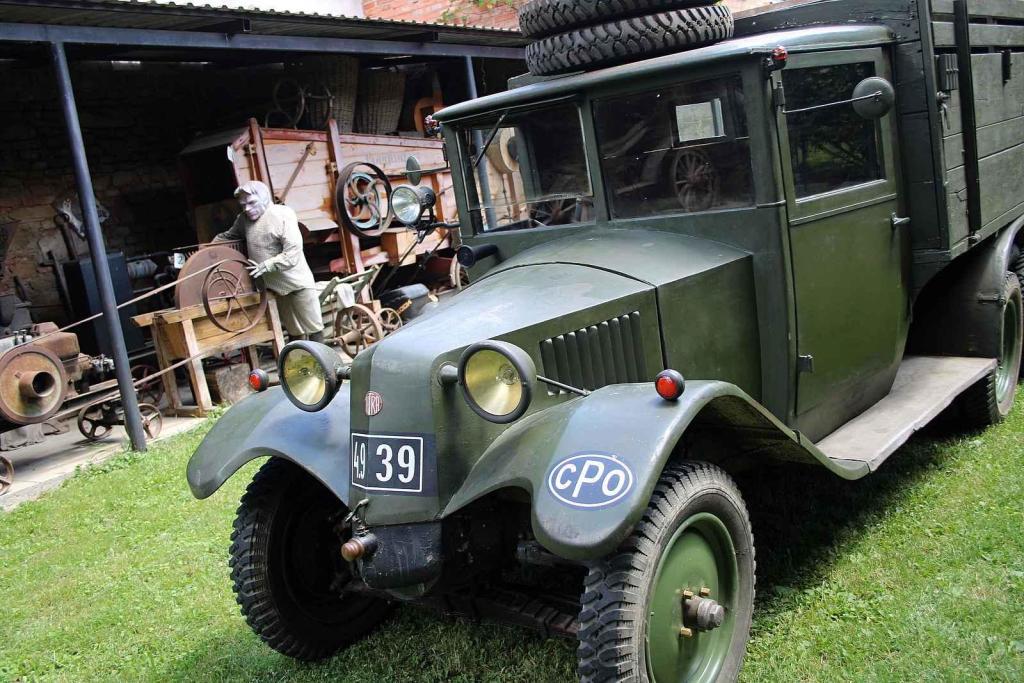 Vojenská Tatra 72 Jana Drozda vyhrála na slavkovském Veteranfestu první místo ve své kategorii.