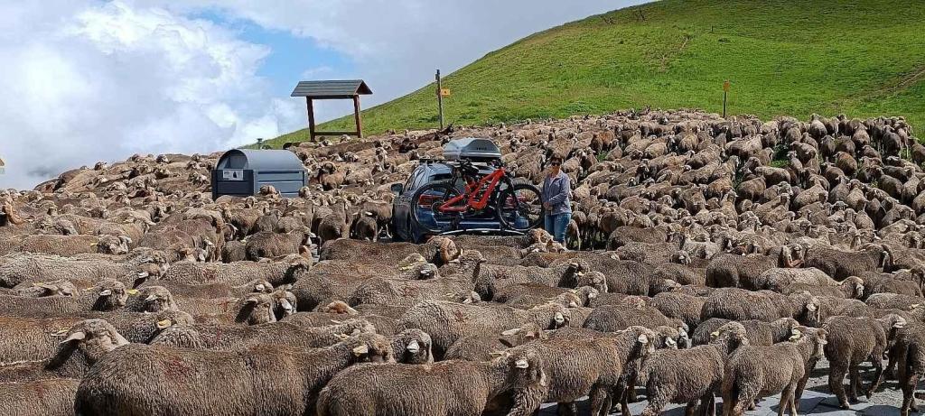 Tomáš Vitásek, Ostrava. Francie, sedlo Col du Glandon 1924 m, a Subaru Impreza.