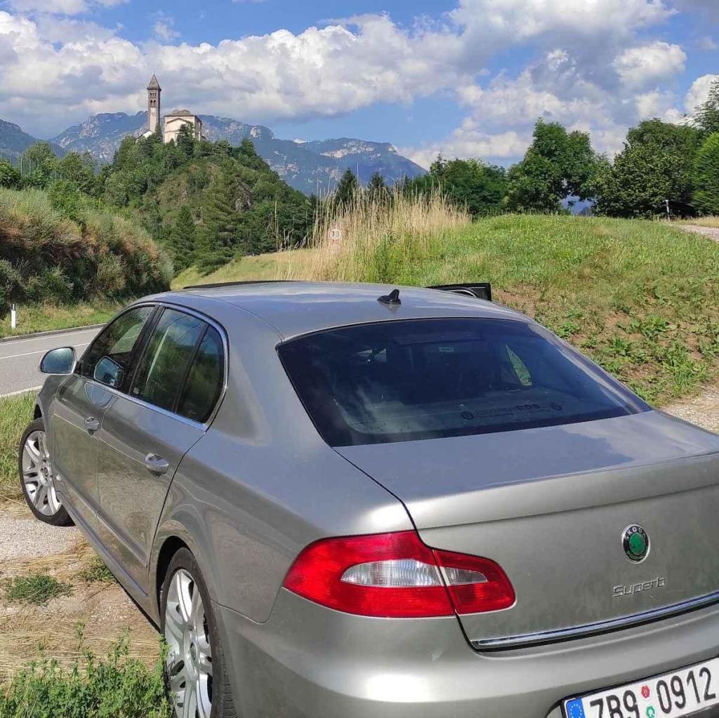 Petr Broža, Moravec. Letní dovolená v italských Dolomitech s naším postarším Superbem.