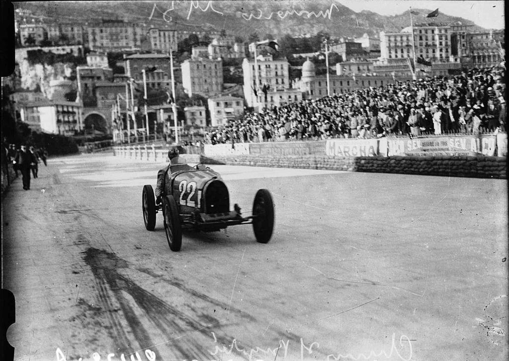 Chiron při Grand Prix Monaka v roce 1931. Foto: Wikimedia Commons, Agence de presse Meurisse, volné dílo